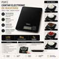 Electronic Kitchen Scale AVEC – 8 kg Capacity, 1 g Accuracy, LCD Display and TARE Function