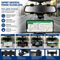 Universal Car Phone Holder – Rearview Mirror Mount, 360° Adjustable